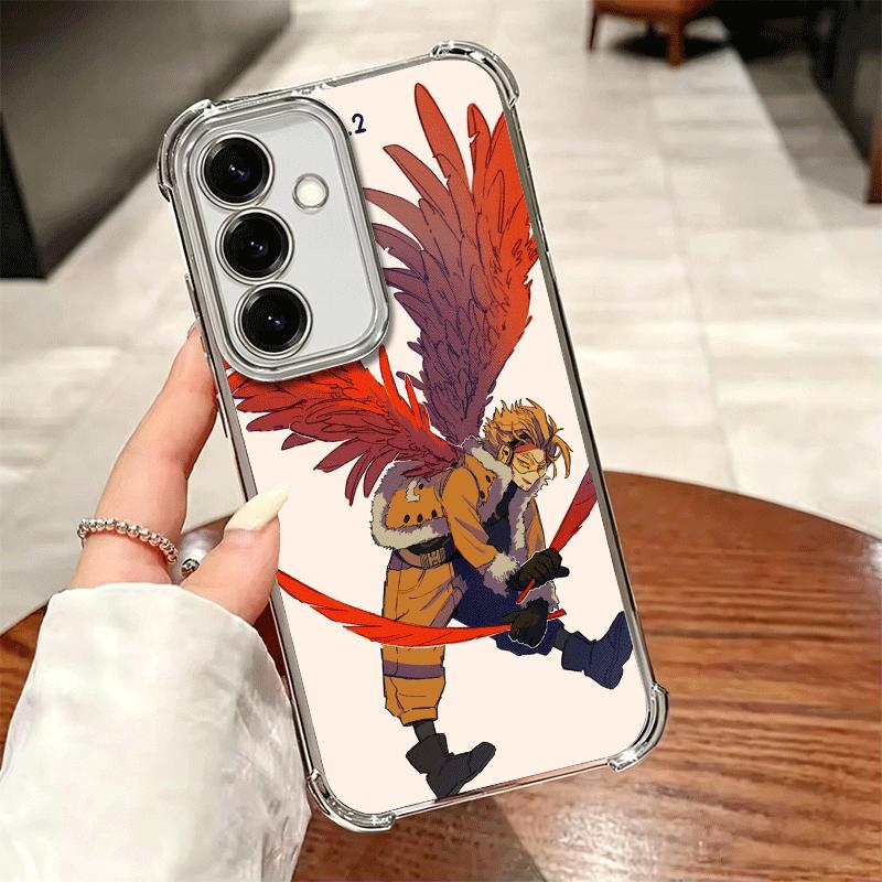MHA My Hero Hawks Weiche Handyhülle für Samsung A17 A27 A07 A37 A57 A16 A56 A15 A55 A14 A54 A13 A53 A26 A36 A25 A35 A24 A34 A23 A3