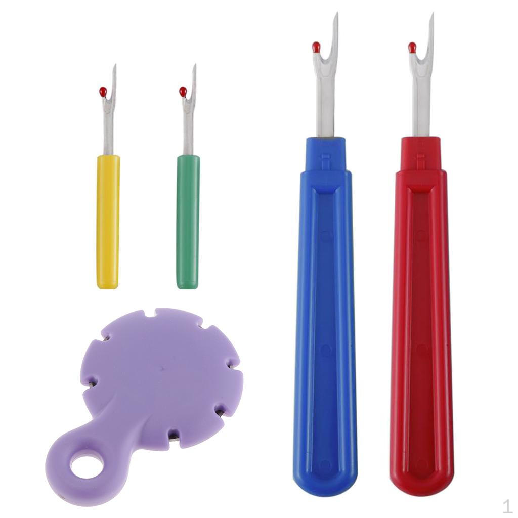 4pcs Large&Small Steel Seam Ripper and Thread Yarn Cutter Pendant for Sewing Accessories