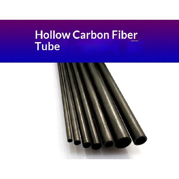10pcs 2-10mm/0.5meter Carbon Fiber Hollow Tube Kite Model 2mm 2.5mm 3mm 4mm 5mm 6mm 7mm 8mm 9mm 10mm High Quality