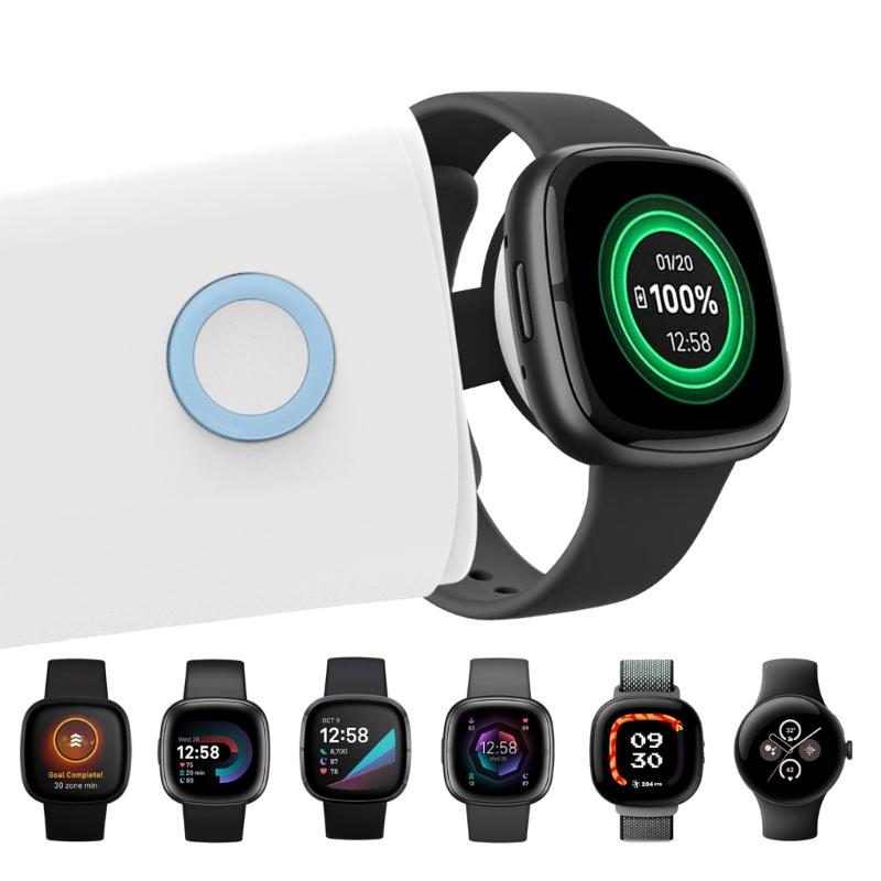 Portable Magnetic Fast Charging Platform Power Adapter Dock Bracket Rack for Smartwatch Deliver Consistent Power Support