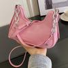 Underarm Bag Women's New 2025 Korean Version of High-end Fashion Niche Design Chain Shoulder Bag Popular Messenger Bag