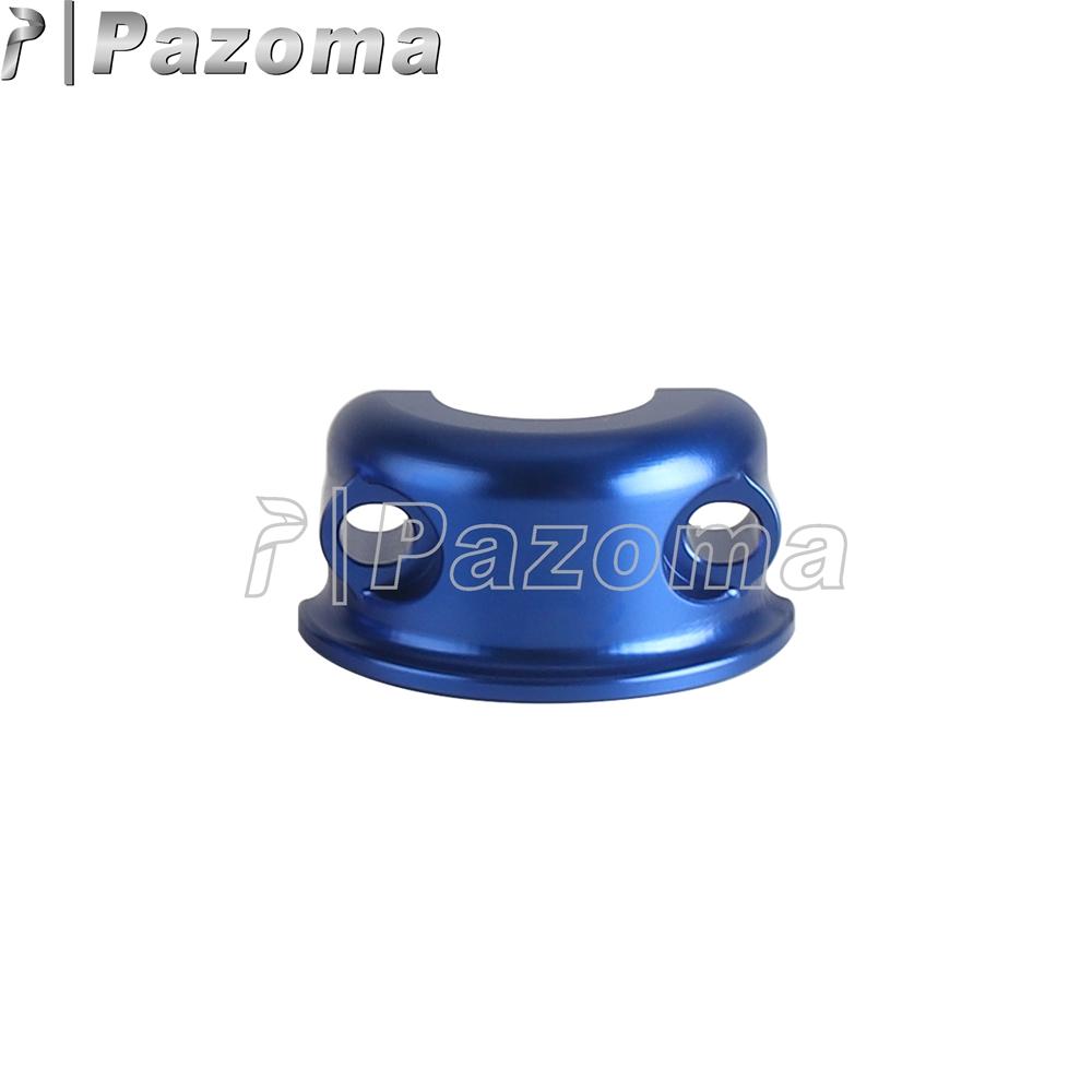 Perch Clamp Motorcycle Black Handlebar Brake Clutch Master Cylinder Mirror Clamp Cap Mount Bracket For Road Glide Road King FLHX синий