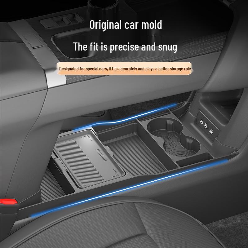 Compatible with 26 ICAR/V27 Models: Multi-functional Center Console Lower Storage and Glasses Box for Car Modification Accessories.