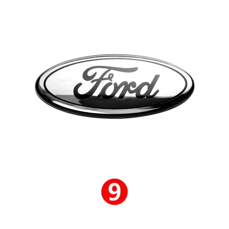 

Car Sticker Ford New 2025 Hot ABS Front Grille Rear Trunk Logo Stickers For Ford Focus Mondeo Edge Fiesta 3D Emblem Badge Design 17.5x7.5cm
