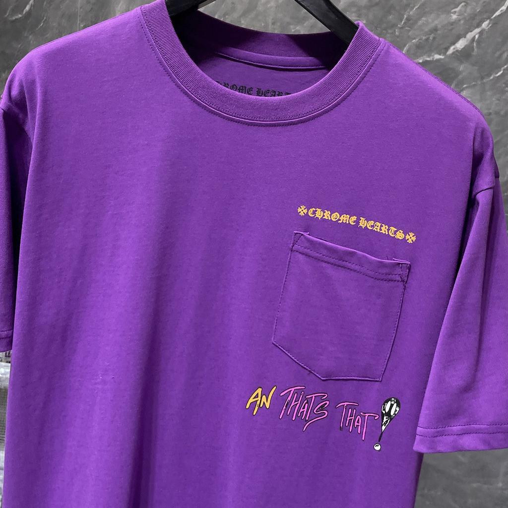 GZ-8925 CHROME HEARTS 2025 Summer New High Quality Cotton Round Neck Loose Large Size Men's and Women's T-shirt Couple T-shirt