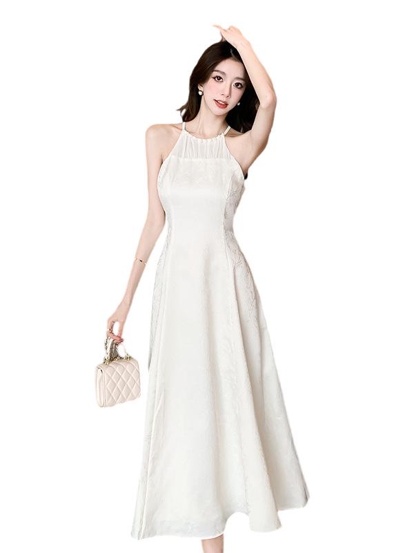 Spring Fairy-Style Sweet Slim Fit Cardigan & Dress Set