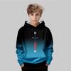 Autumn 3D Printed Hoodies Fashionable Casual Sports Long Sleeved Children's Boy Hooded Sweatshirts