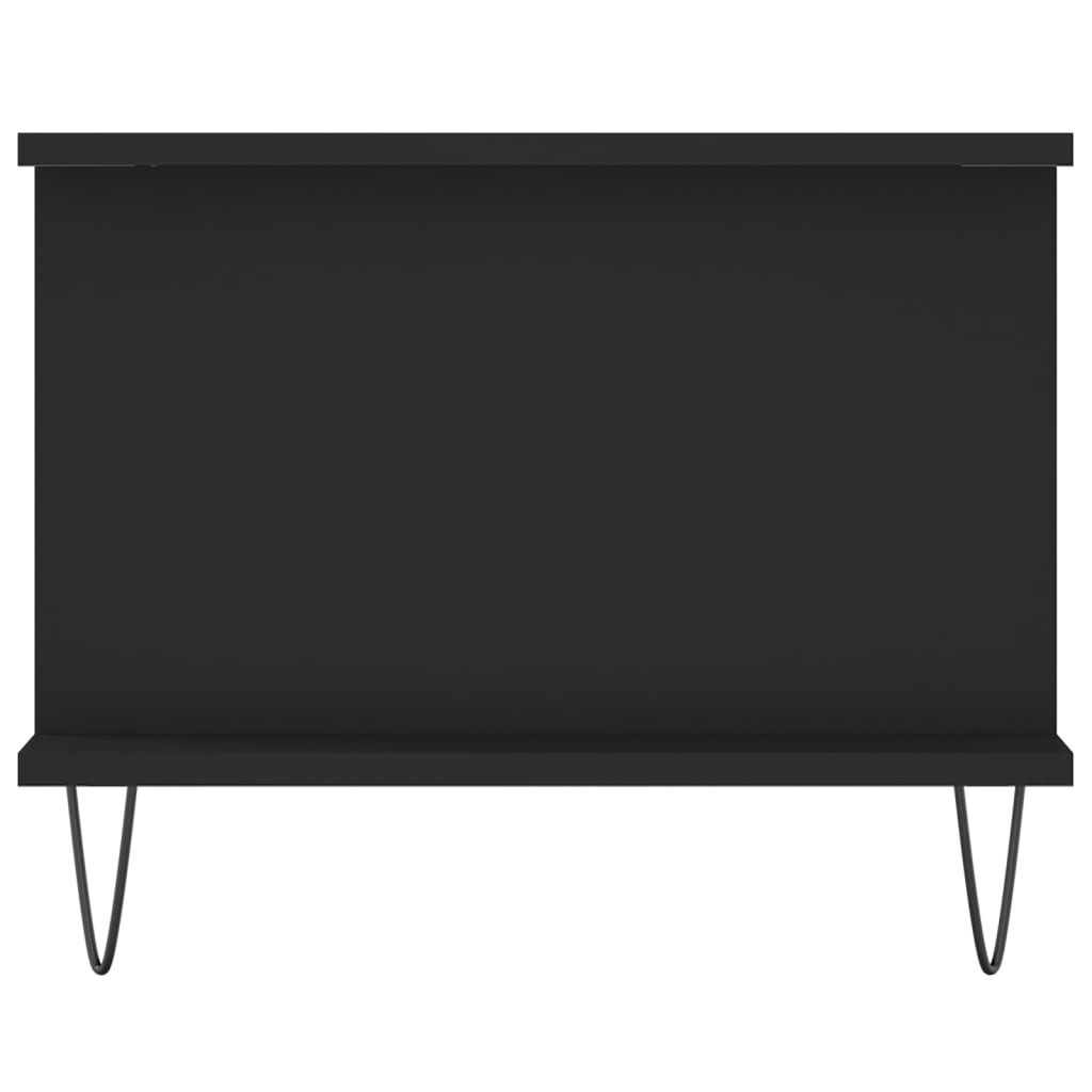 Coffee Table, Black, 90x50x40 Cm, Wood-based Material