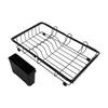 Countertop Dish Drying Rack 1 Item In Sink Expandable Stainless Steel Dish Drainer For Kitchen Counter