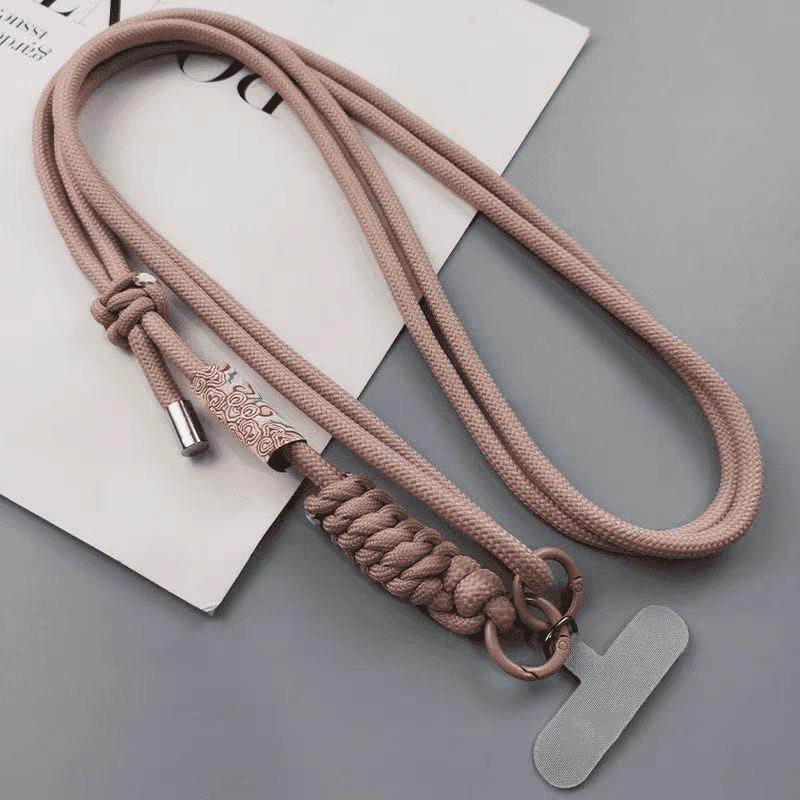 Ins Chinese Style Mobile Phone Lanyard Crossbody Adjustable Strap Couple Cellphone Hanging Decoration Climbing Anti-lost Rope