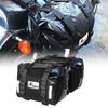 Borsa da moto impermeabile Universale per moto Borse da sella Portaoggetti laterali Bagagli da viaggio Sedile posteriore