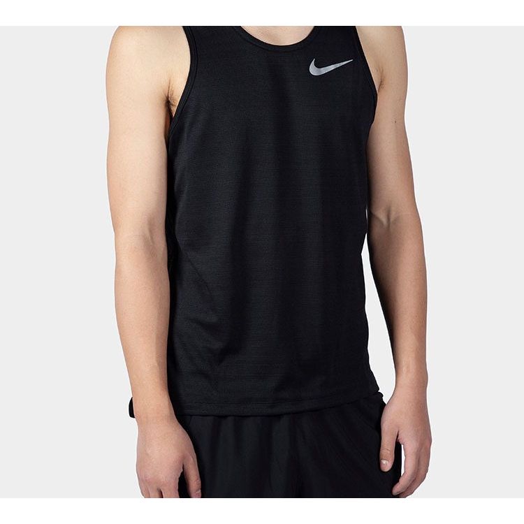 Nike Dri-Fit Sleeveless Loose Casual Sports Vest Men Tops Black AJ7563-010