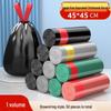 100 Large Drawstring Trash Bags, Black and Thickened for Home, Kitchen, Dorm, Office
