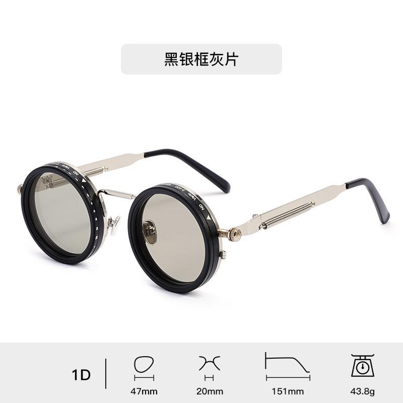 ND file adjustable dimming sunglasses fishing driving filters retro glasses UV protection punk polarized sunglasses