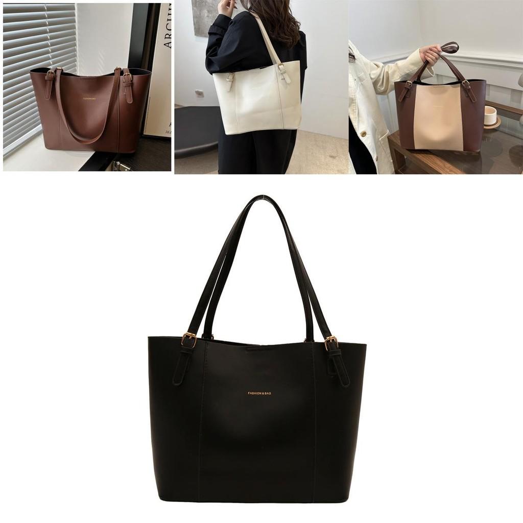 Sac Cabas Style Coréen Colorblock Grande Capacité Pour Femmes Parfait Pour Les Sorties Quotidiennes