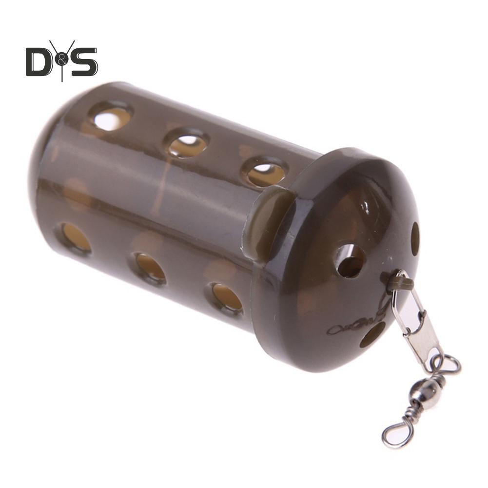Buy Fishing Men Carp Fishing Feeder Bait Cage Lure Pit Device with Lead Pellet Fishing Tackle at