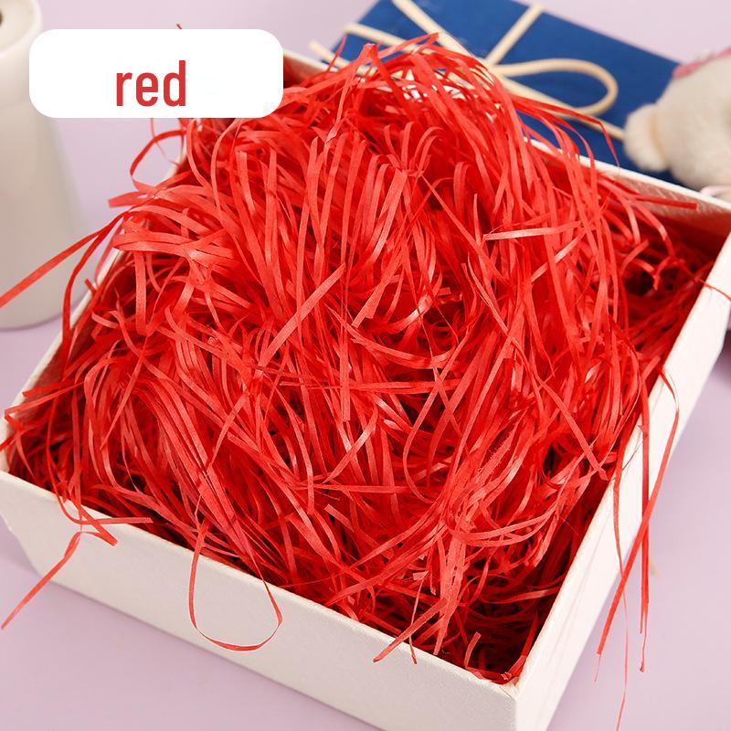 

1.5mm Fine Shred Chicken Nest Grass Raffia Paper, 20g - Ideal for Gift, Wedding Candy Box, and Craft Decoration Filling