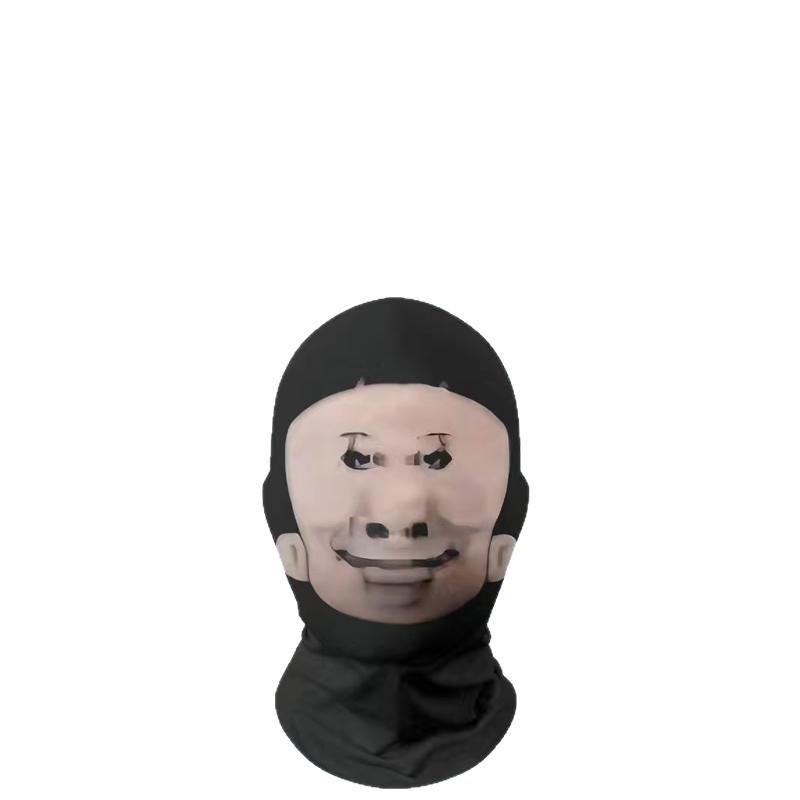 Funny Big Head Clown Mask: Internet Celebrity Prank Dragon Design