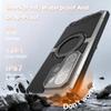 Rotating RingSupport Metal Case For Samsung S26 Ultra Shockproof Dropproof Military Magnetic Screen Lens Aluminum Cover