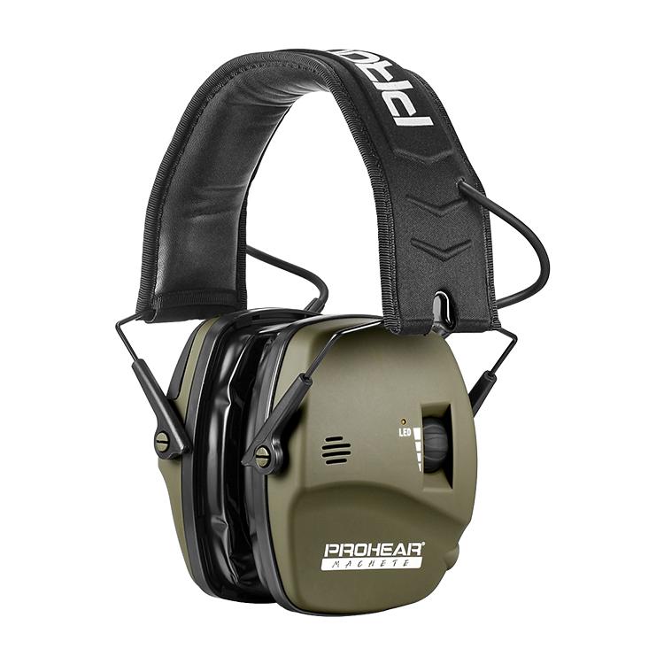 Tactical Earmuff Electronic Hearing Protection Shooting Headset Electronic Ear Protector for Shooting Training Adult Sport (Green,27dB)