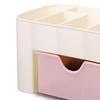 Schreibtisch Schubladen Organizer Multifunktional Ordentliche Organisation Kunststoff Make-up Schmuck Aufbewahrungsbox Hellrosa