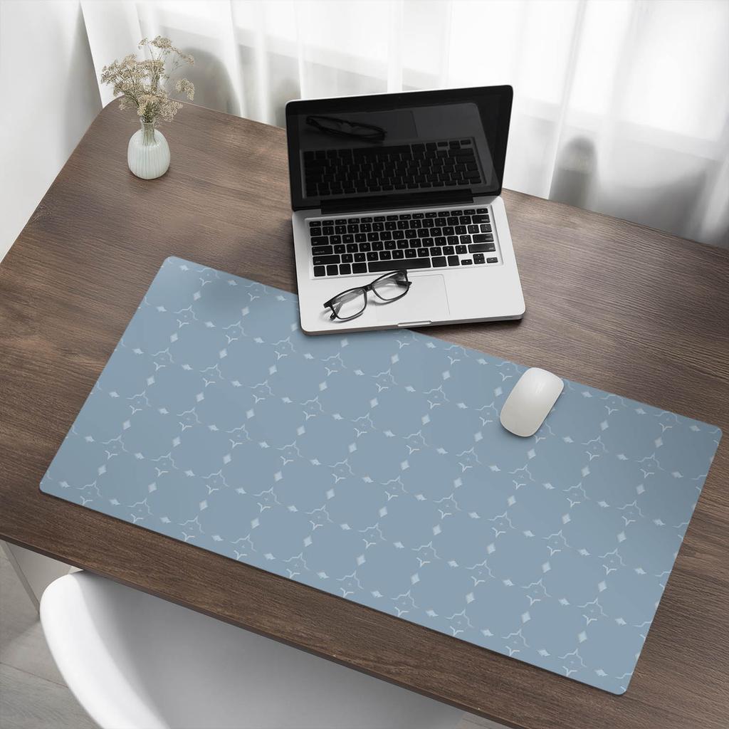 Decorative Desk Mat For Gamers Geometric Retro Pattern 100X50 Cm