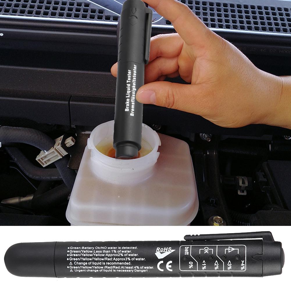 Brake Fluid Pen LED Indicator Car Test Tool for DOT3/4/5 Applicable To Various