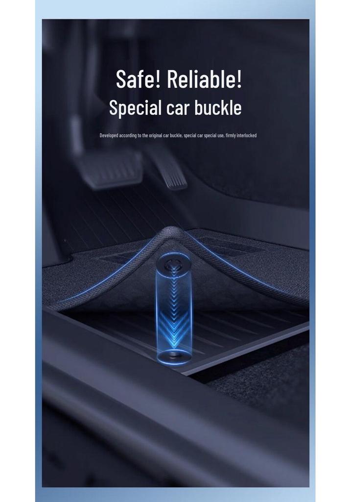 Complete Floor Mat Set for Tesla Model 3/Y (Refreshed Version) - Car Accessories Body Kit