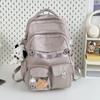 Schoolbag Japanese Ins College Style School Bag Women, Versatile Casual Large Capacity Backpack Junior High School Girls High School Student Backpack