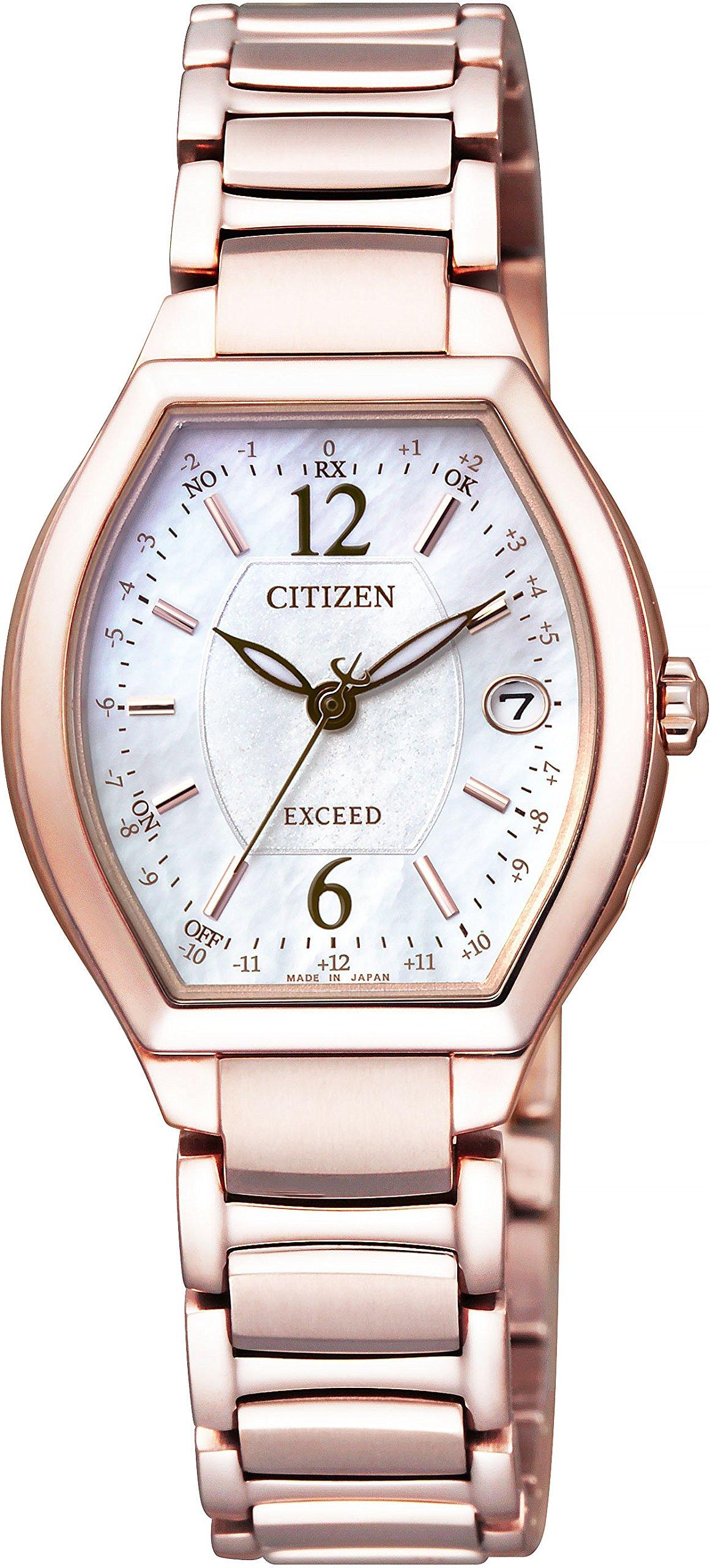

Радіо годинник Exceed Titania Line Happy Flight Series [Citizen] Eco-Drive ES9344-54W для жінок