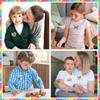 Autism Theme Embroidery Cloth Sticker Palm Computer Embroidery Label Cartoon Butterfly Love Patch Sticker Ironing