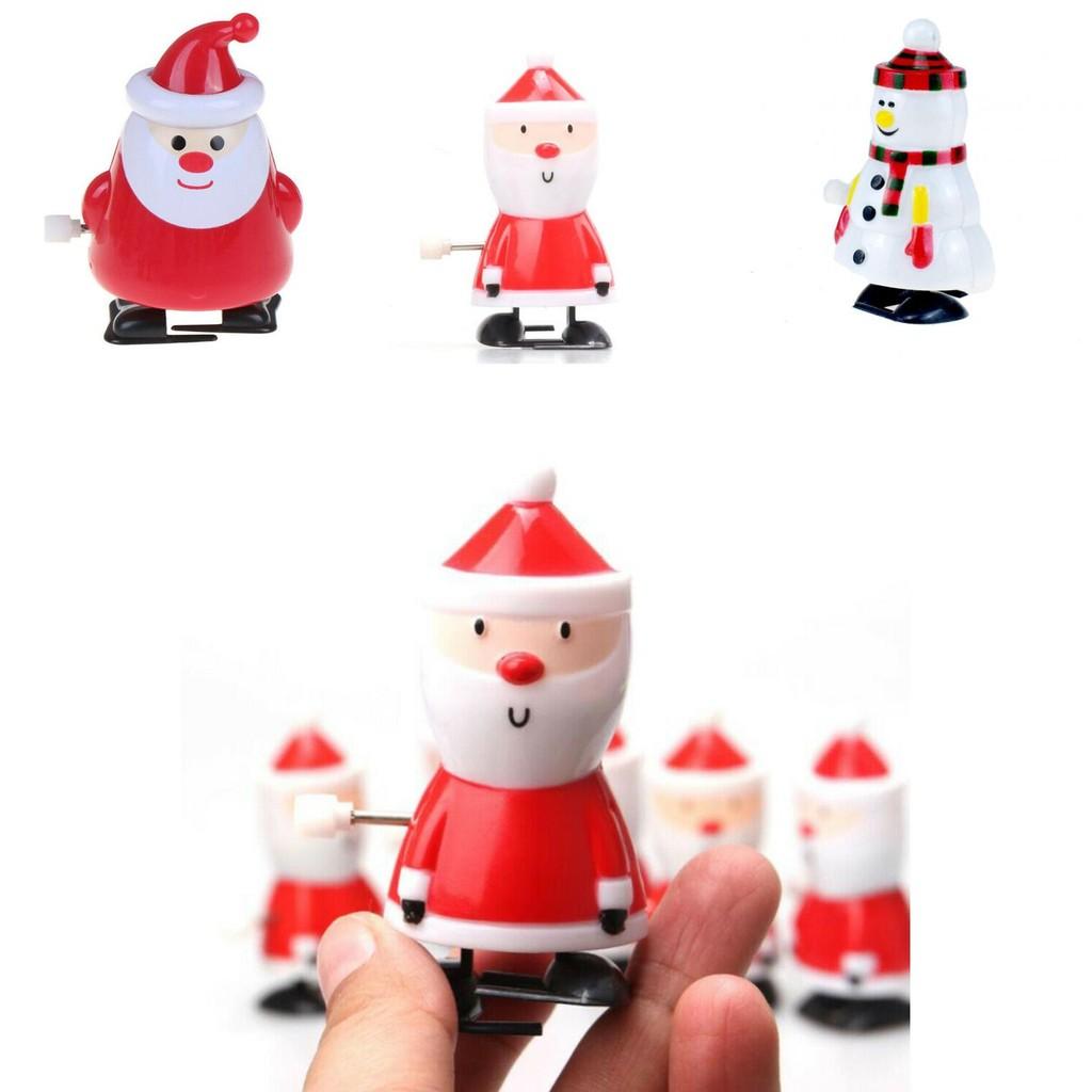 Exquisite Santa Clockwork Wind Up Toys For Kids Christmas Party Bag Stocking Fillers