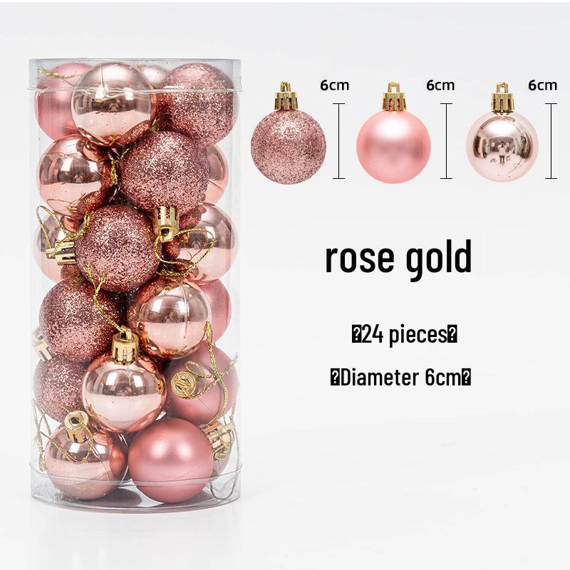 Christmas Tree Hanging Ball Ornaments - Electroplated & Colored Balls for Mall or Bar Ceiling Decoration, Large Bucket Set