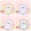 Zipper Test Paper Storage Bag A4 Stationery Organizer Pouch Sorting Bag Transparent File Bag  Kids
