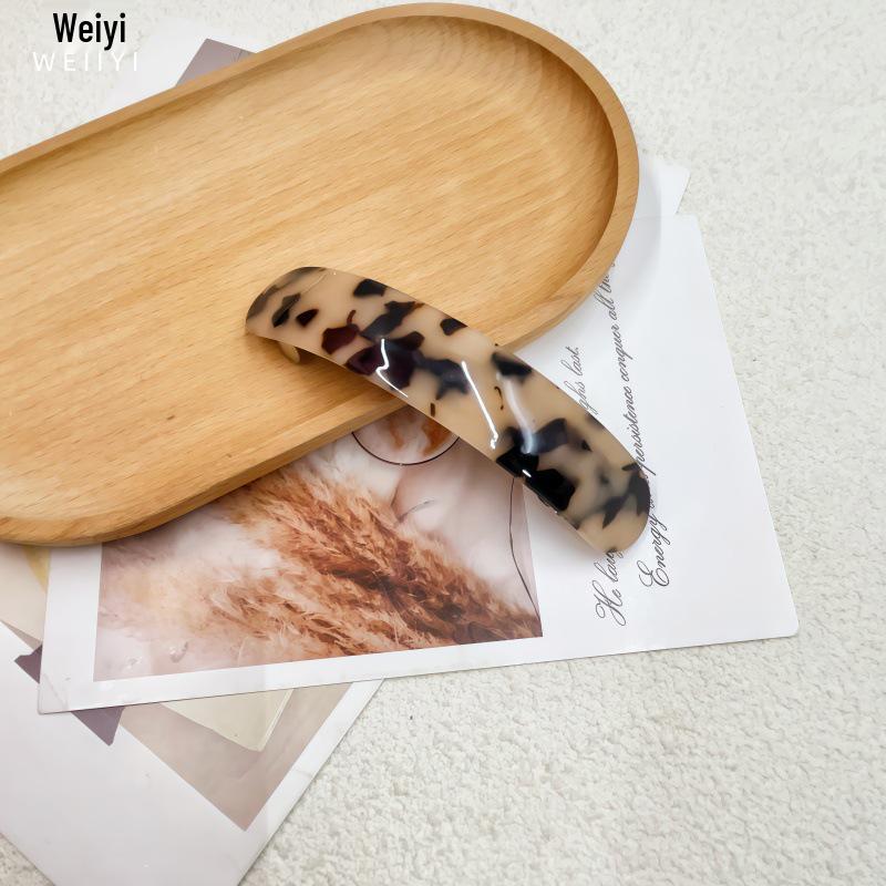 Retro High-Class Acetate Spring Clip for Versatile Women's Updo & Ponytail Hair Styling