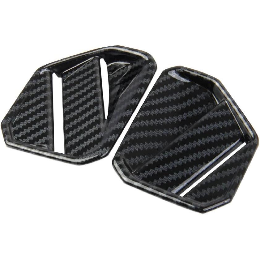 Carbon Fiber Air Vent AC Outlet Cover Trim Above Dashboard Accessories for Toyota Tundra 2022-2026 Sequoia 2023-2026