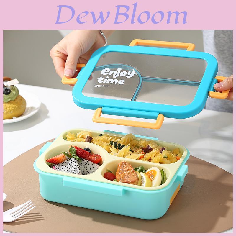 Bento Box With Dividers And Sealed Compartments For Office And School Use