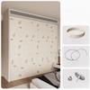 Rideau à coulisse pliante pour dressing, Rideaux de dressing pliants sans portes, Rideaux de porte anti-poussière pour armoire