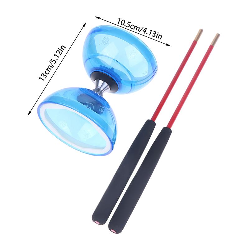 Double-Head Diabolo Fitness Toy Portable Outdoor Play Diabolo Yo-Yo Play Diabolo Elderly Children'S Toys Agility Exercise