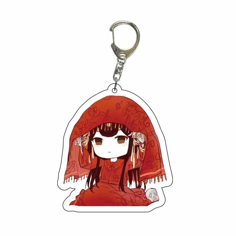 

Sweet Anime Tian Guan Ci Fu Keychain Man Heaven Officials Blessing Doll Bag Pendant Jewelry Key Holder Desk Display Fans Gifts