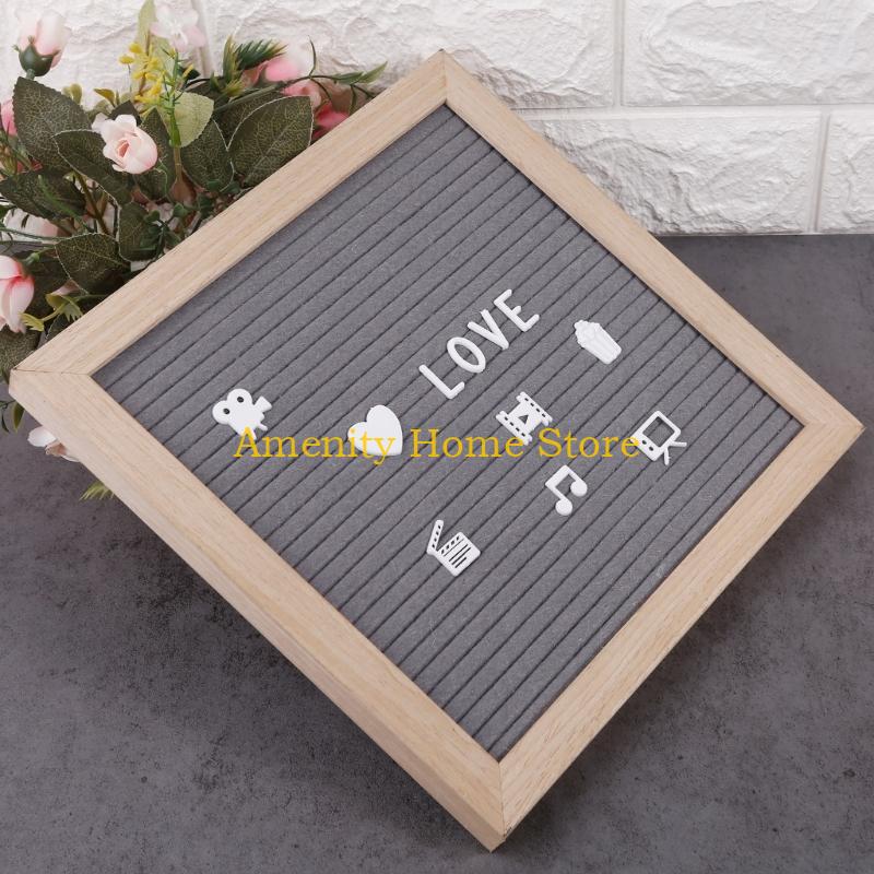 F26C 2pcs Characters for Felt Letter Board Message Board Letterboard English Letters Home Decoration Accessories Office Decor