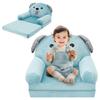 Foldable Kids Sofa Seat Chair Foam Filled Children's Sleeping Bed Lazy Couch Reading Armchair for Reading Relaxing Nursery