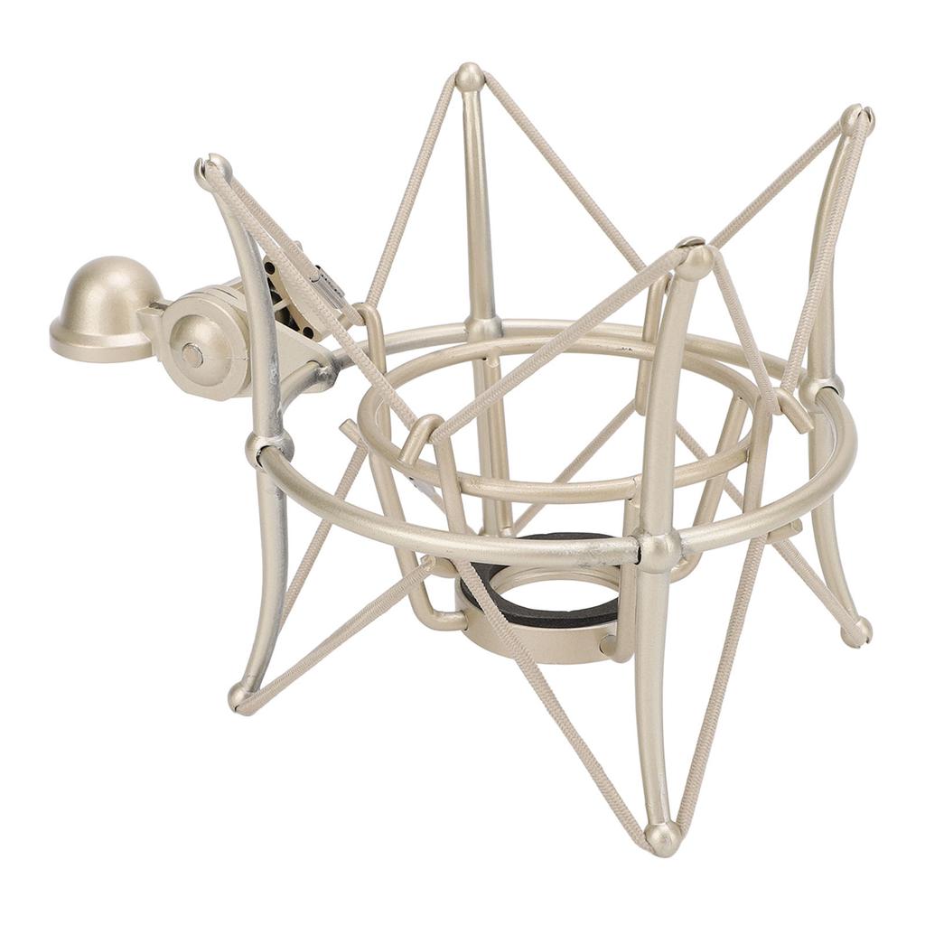 Microphone Shock Mount Zinc Alloy Anti Vibration Studio Mic Shockmount Stand Secure Support for Recording Station Studio