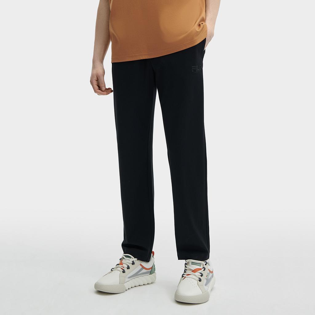 New FILA Knitted Sweatpants Men's Black F11M428601FBK