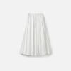 broadcast Women's High-Waisted Jacquard Pleated Mid-Length Skirt