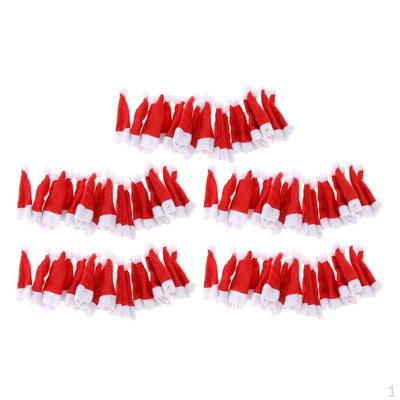 100pcs Hats Christmas Party Favors DIY Doll Crafts