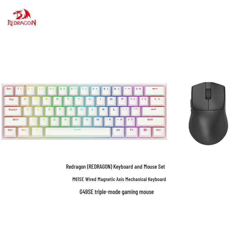 Redragon Magnetic Switch Mechanical Keyboard & G49 SE Gaming Mouse Combo