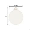 10 Pieces Christmas Tree Decoration Pendant Xmas Decor Blank Wooden DIY Craft Gifts Ornaments for