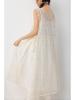 Sweet Mori Girl Embroidered Layered Vest Dress