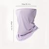 Summer Long Sun Protection Mask, Neck Protection, Cycling Sun Protection, UV Protection, Ear Hanging Mask, Thin Breathable Small